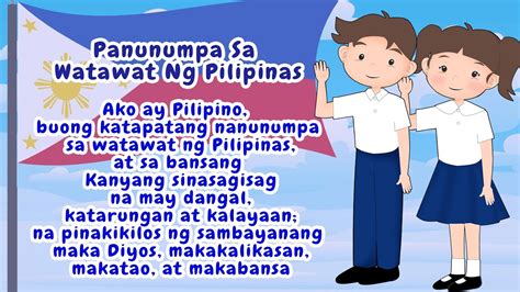 panunumpa clipart|Panunumpa ng Katapatan sa Watawat ng Pilipinas .
